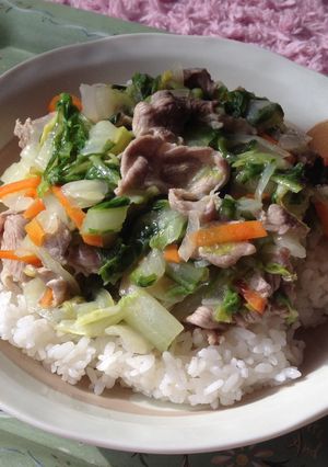 ♡ポカポカ♡しょうがたっぷり中華丼-レシピのメイン写真