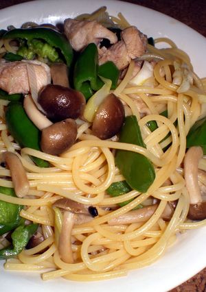 あきんちの定番☆鶏肉とピーマンのパスタ-レシピのメイン写真