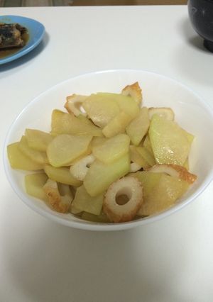 ハヤトウリとちくわの炒め物-レシピのメイン写真