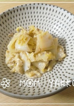 白菜を使い切ろう☆白菜のコクうま卵とじ-レシピのメイン写真