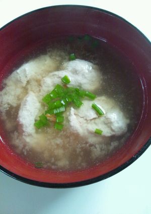 ＊ほっけの干物でフワフワつみれ汁＊-レシピのメイン写真
