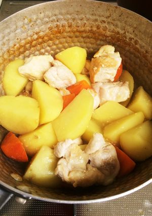 ジャガイモと鶏胸肉の味噌煮-レシピのメイン写真