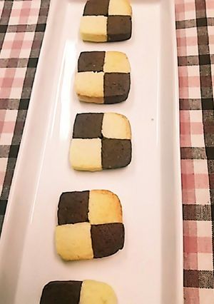 簡単♪２色のアイスボックスクッキー-レシピのメイン写真