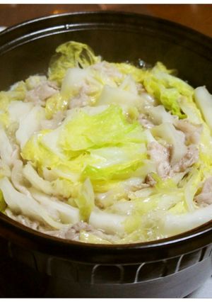 日本酒で煮込むミルフィーユ鍋-レシピのメイン写真