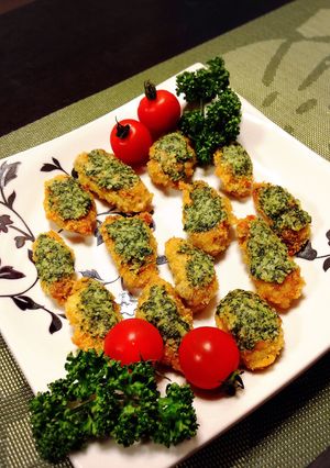 牡蠣のカツレツ✳︎ブルギニヨン香味焼き-レシピのメイン写真