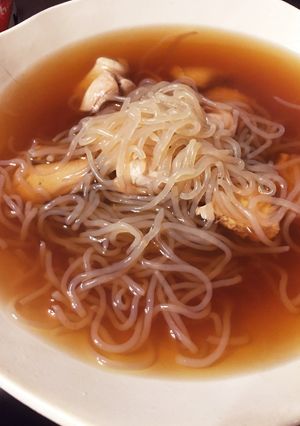 白子としらたきの煮物-レシピのメイン写真