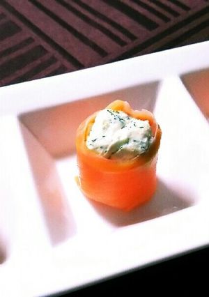 低糖質レシピ☆サーモン&クリームチーズ-レシピのメイン写真