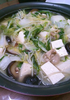 鶏と豆腐の創味シャンタン鍋-レシピのメイン写真