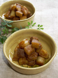 簡単!豚バラ肉とねぎのツヤツヤ味噌照焼き-レシピのメイン写真
