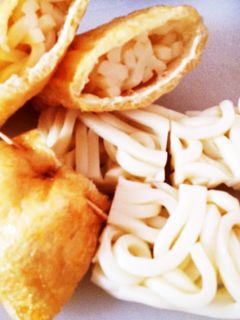 おでんやすき焼きに♪きつねうどん巾着。-レシピのメイン写真