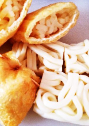 おでんやすき焼きに♪きつねうどん巾着。-レシピのメイン写真