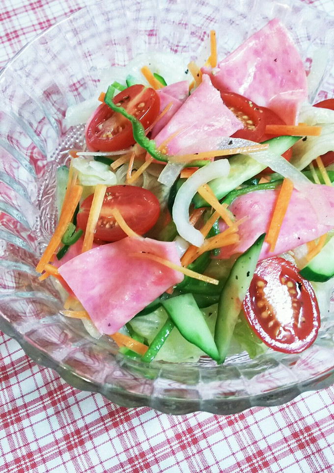 簡単♡ビアハムと彩り野菜のさっぱりマリネ-レシピのメイン写真