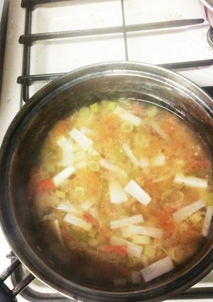 風邪に効くスープ♪出汁が無くても美味しい-レシピのメイン写真