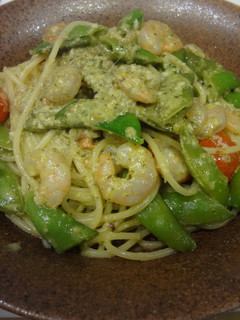 エビとスナップエンドウのパスタ-レシピのメイン写真