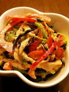 ひじきと青菜のサラダ-レシピのメイン写真
