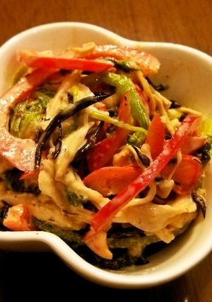 ひじきと青菜のサラダ-レシピのメイン写真