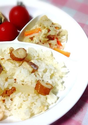 今日はリメイク、おでんDE炊き込みご飯-レシピのメイン写真