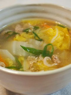 白菜の中華風スープ-レシピのメイン写真