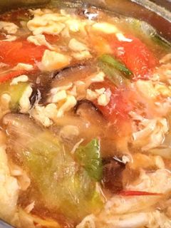 簡単サンラータン風スープ-レシピのメイン写真