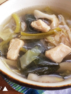 たっぷり野菜のレモンチキンスープ-レシピのメイン写真