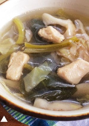 たっぷり野菜のレモンチキンスープ-レシピのメイン写真