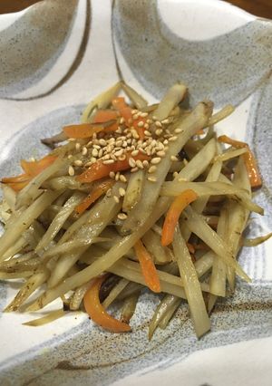 中華風きんぴら☆お弁当にも❗️-レシピのメイン写真