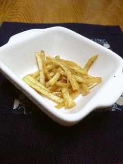 エコレシピ★大根の皮のきんぴら-レシピのメイン写真