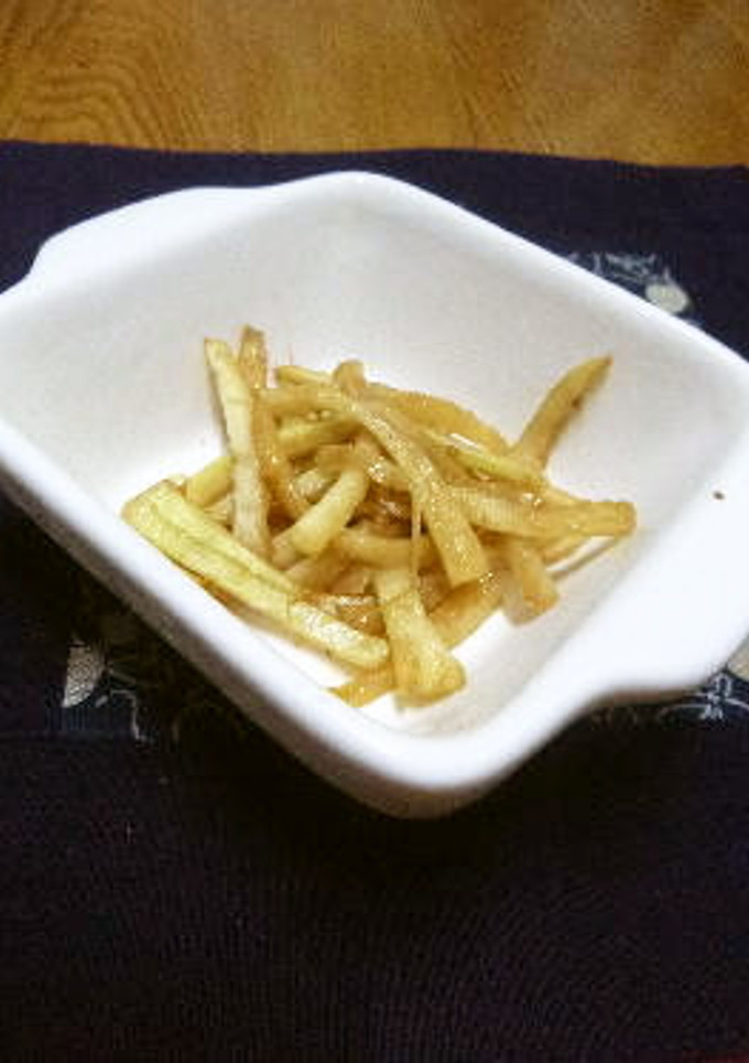 エコレシピ★大根の皮のきんぴら-レシピのメイン写真