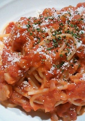 簡単☆海老のトマトソースパスタ☆-レシピのメイン写真