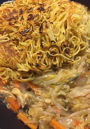 長崎、地元の皿うどん!-レシピのメイン写真