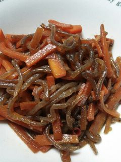 常備菜~にんじんとしらたきのきんぴら~-レシピのメイン写真