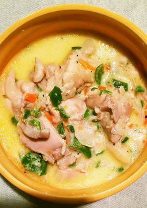 鶏もも肉の簡単チーズミルク煮-レシピのメイン写真