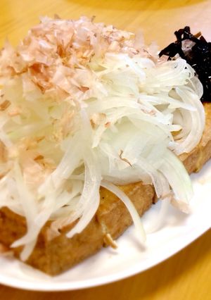 超簡単☆厚揚げのオニオンスライスのっけ♡-レシピのメイン写真