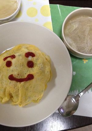 シャンタンオムライス-レシピのメイン写真