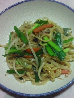 野菜たっぷり白焼きそば-レシピのメイン写真