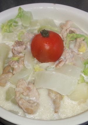 豚肉と白菜のクリーム煮-レシピのメイン写真