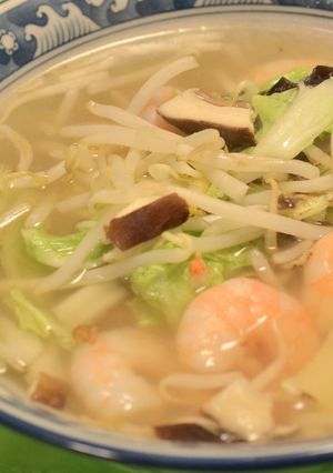 創味シャンタンDXであっさりえびラーメン-レシピのメイン写真