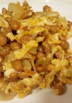 納豆オムレツ☆創味シャンタンDX味♪-レシピのメイン写真