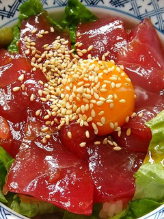 生鮪の漬けユッケ風丼-レシピのメイン写真