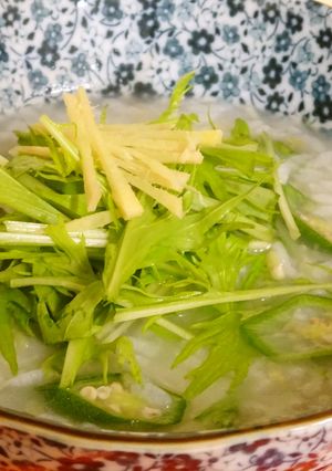 創味シャンタンデラックスで、オクラのお粥-レシピのメイン写真