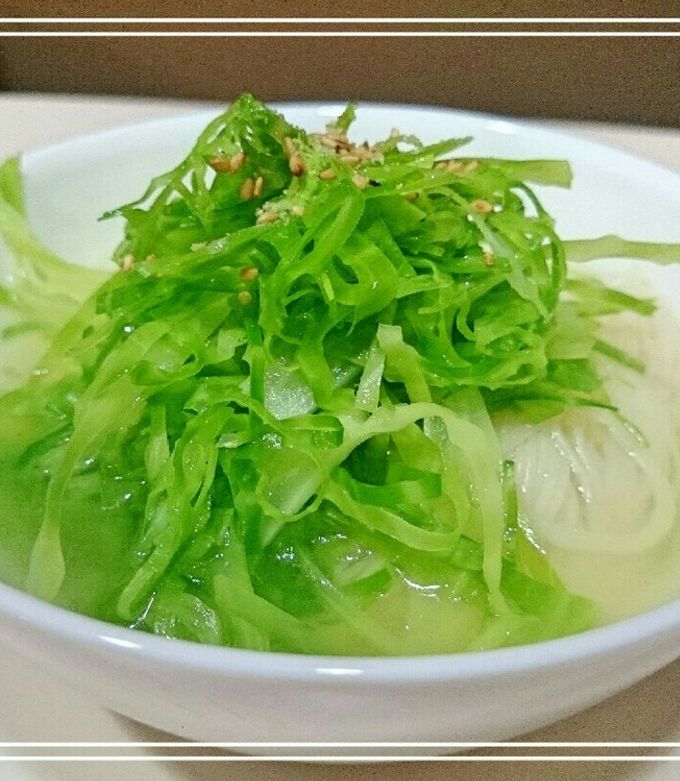 シャンタンにゅうめん(味噌素麺)-レシピのメイン写真