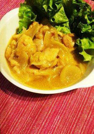 時短☆節約でも美味！チキンのカレー煮込み-レシピのメイン写真
