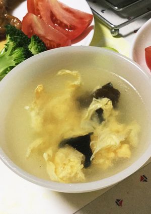 創味シャンタンDXで☆木耳と玉子のスープ-レシピのメイン写真