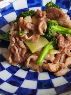 豚肉とブロッコリー炒め・簡単!-レシピのメイン写真