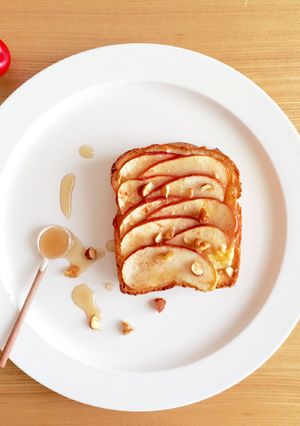 りんごのチーズトースト　メープル風味-レシピのメイン写真