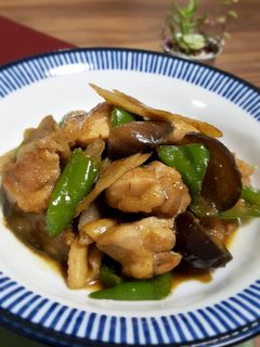 鶏肉と野菜の♪うまうま♪ショウガ味噌炒め-レシピのメイン写真