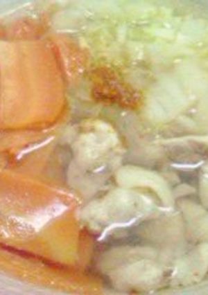 レンジでお手軽！鶏白菜アリモノ中華風丼鍋-レシピのメイン写真