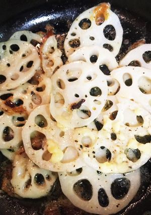 れんこんチーズ焼き-レシピのメイン写真