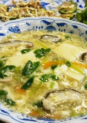 ｼｬﾝﾀﾝDX❁豆腐の卵あんかけスープ-レシピのメイン写真