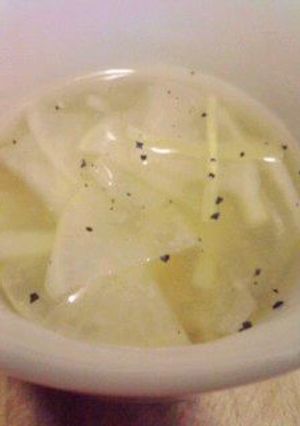 レンジで！迅速じんわり中華大根スープ-レシピのメイン写真